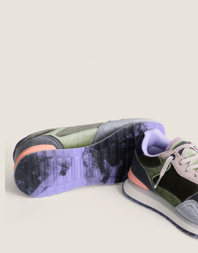 Hoff City Emerald Velvet Trainers, Multi (MULTI), large