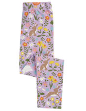 Frugi Libby Printed Leggings, Purple (PURPLE), large