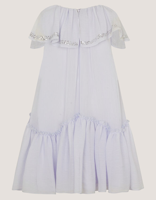 Elena Sequin Swing Party Dress, Blue (PALE BLUE), large