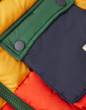 Colourblock Puffer Jacket, Multi (MULTI), large