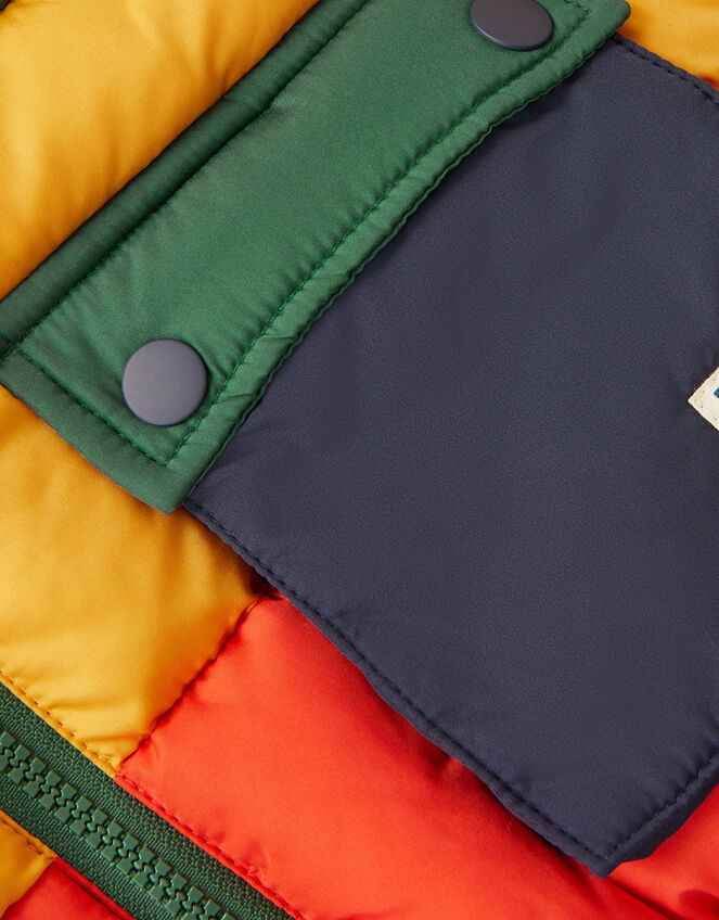 Colourblock Puffer Jacket, Multi (MULTI), large