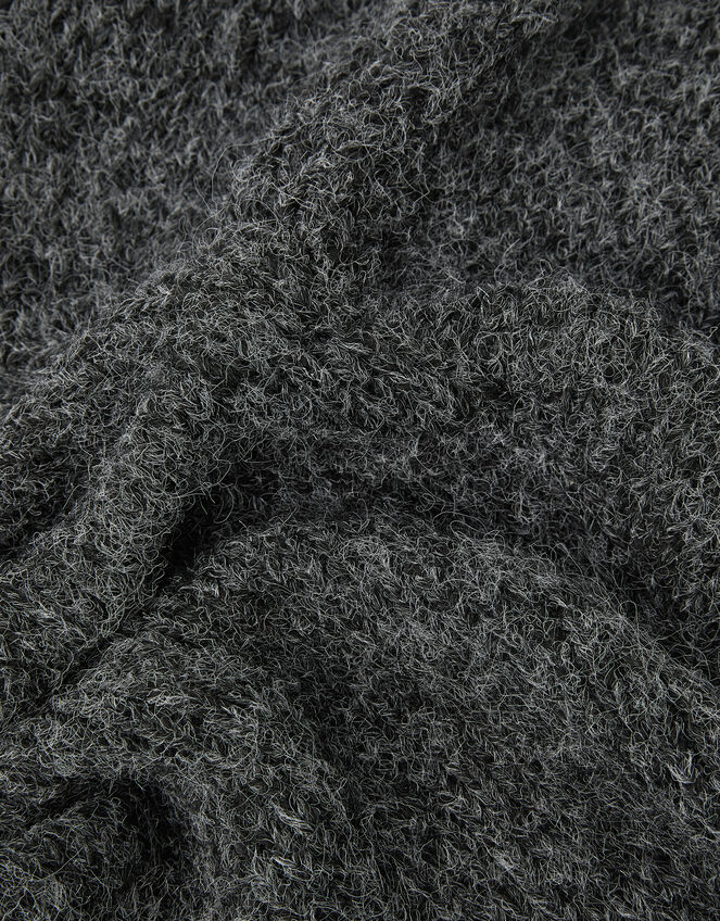 Tula Hooded Scarf, Grey (GREY), large