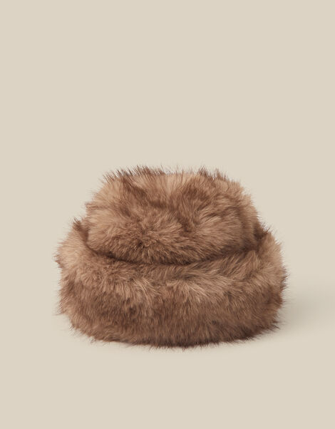 Rhi Faux Fur Hat, , large