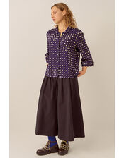 East Aimi Printed Shirt, Blue (NAVY), large