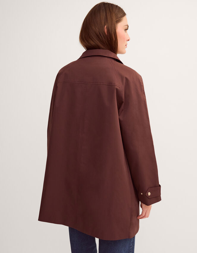 Simone Waterproof Rain Jacket, Brown (CHOCOLATE), large