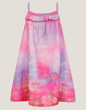 Ombr&eacute; Seashell Print Sundress, Pink (PINK), large