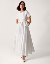 Eliza Floral Embellished Wedding Top, Ivory (IVORY), large