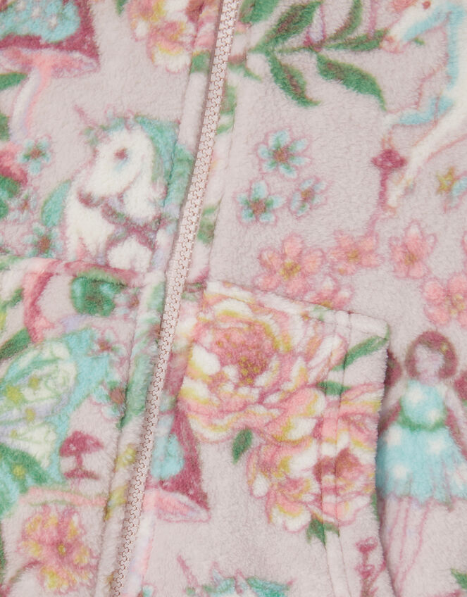 Unicorn Fairy Fleece Onesie, Pink (PINK), large