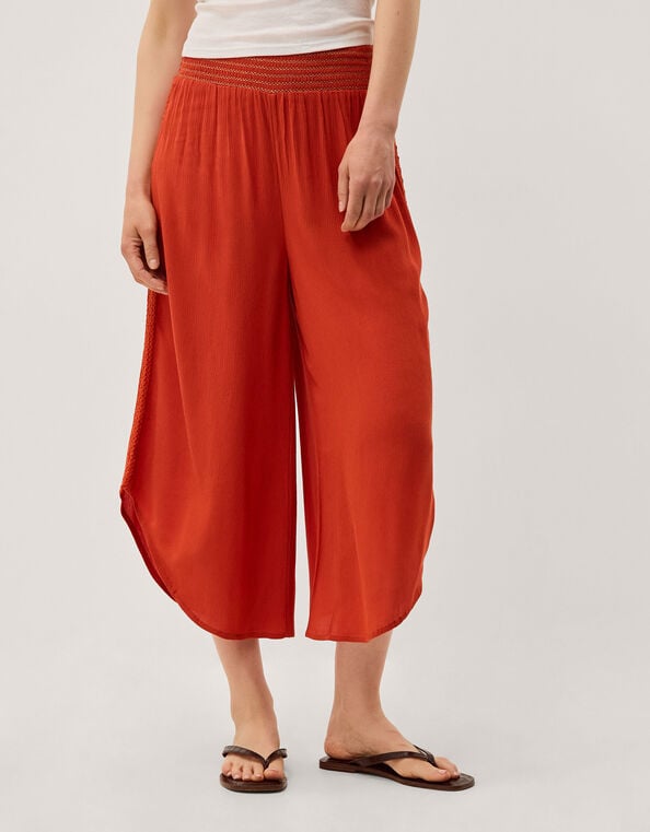 Theresa Culotte Pants, Orange (RUST), large