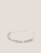 Diamant&eacute; Flower Metal Headband, , large