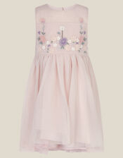 Baby Matilda Sleeveless Meadow Party Dress, Pink (PINK), large