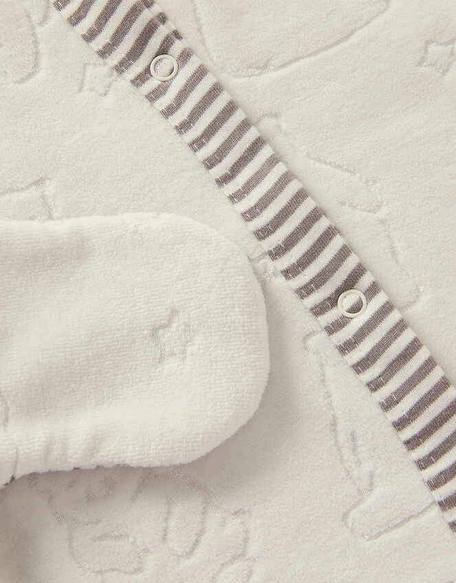 Polar Bear Sleepsuit, White (WHITE), large