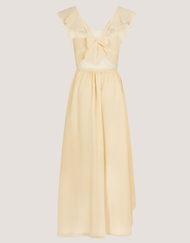 Indi Tie-Back Prom Dress, Yellow (LEMON), large