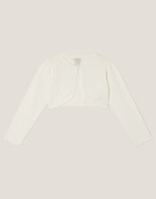 Ivy Floral Appliqu&eacute; Cardigan, Ivory (IVORY), large