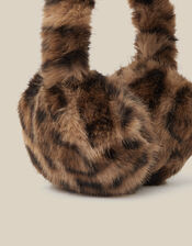 Niya Leopard Print Earmuffs, , large