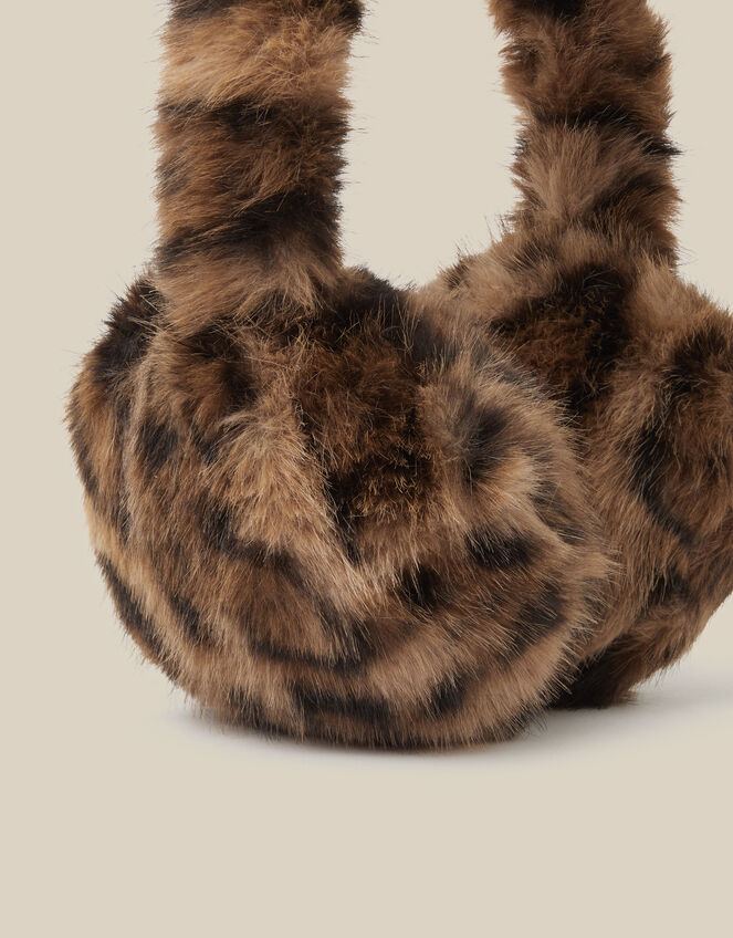 Niya Leopard Print Earmuffs, , large