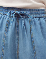 Daria Chambray Balloon Trousers, Blue (DENIM BLUE), large