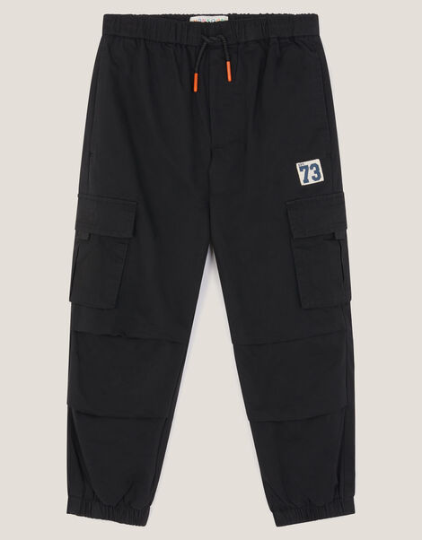 Lined Cargo Trousers, Black (BLACK), large