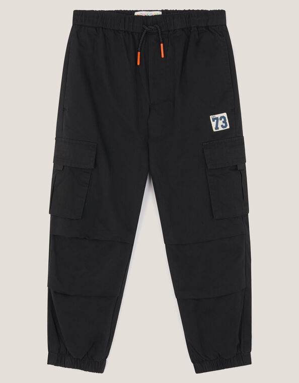 Lined Cargo Pants, Black (BLACK), large