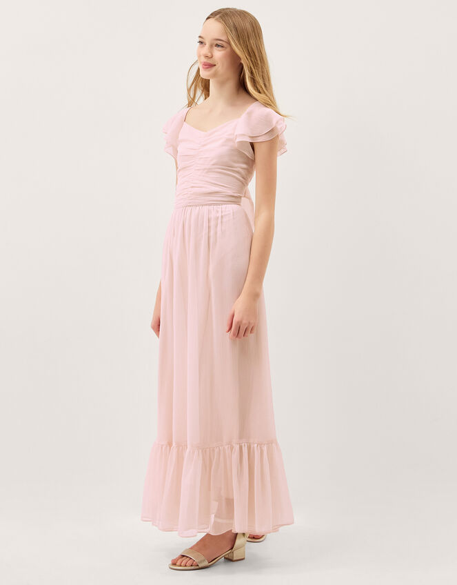 Sully Tie Back Prom Dress, Pink (PALE PINK), large
