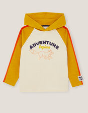 Adventure Hooded Long Sleeve Top, Cream (CREAM), large