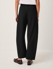 Tara Barrel Trousers, Black (BLACK), large