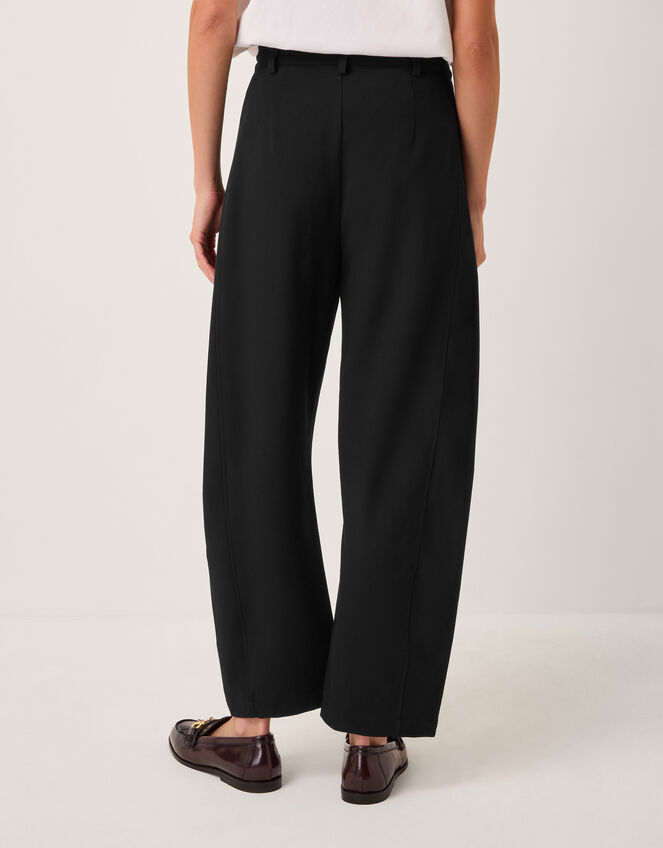 Tara Barrel Trousers, Black (BLACK), large
