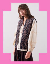 East Jesi Print Quilted Gliet, Multi (MULTI), large