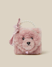 Fluffy Poodle Bow Bag, , large