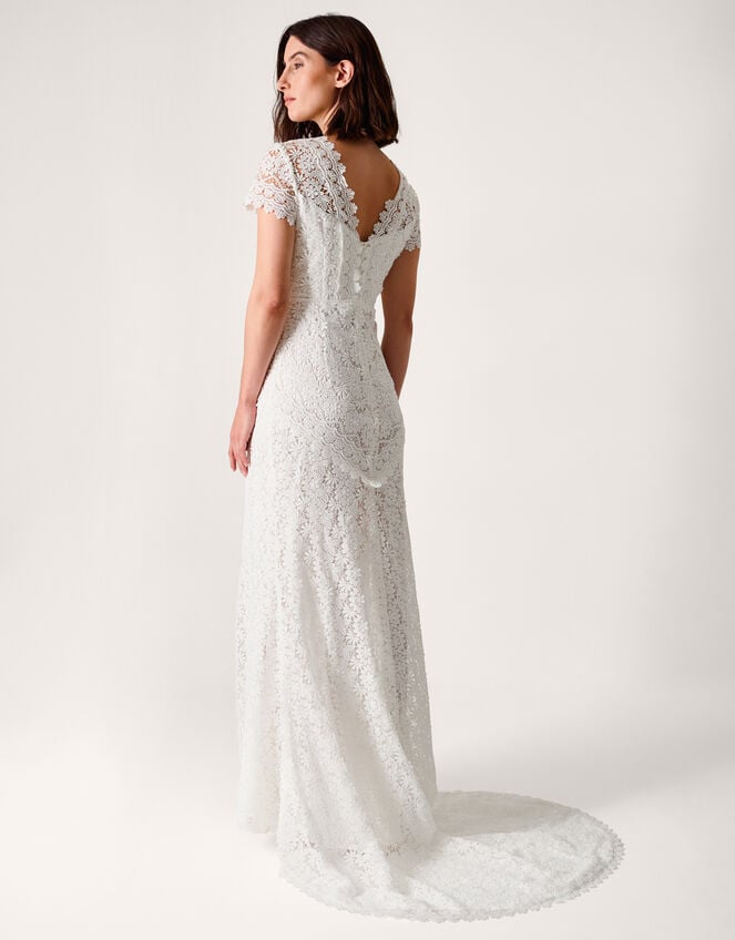 Sienna Lace Maxi Wedding Dress, Ivory (IVORY), large