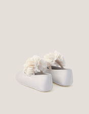 Baby Corsage Booties & Headband Set, Ivory (IVORY), large