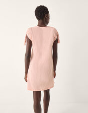 Julie Embroidered Mini Kaftan Dress, Pink (PINK), large