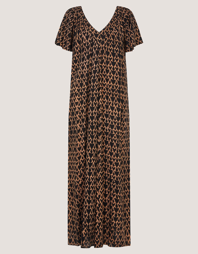 Arti Print Wide Leg Jumpsuit, Black (BLACK), large