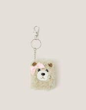Mini Teddy Bear Notebook Keyring, , large