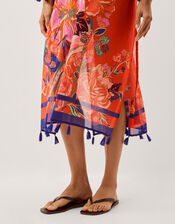 Carmen Floral Print Midi Kaftan, , large