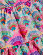 Rainbow Shell Tiered Dress, Multi (MULTI), large