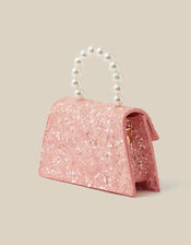 Mini Glitter Pearl Bag, , large