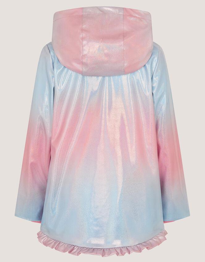 Ombr&eacute; Shimmer Raincoat, Pink (PINK), large
