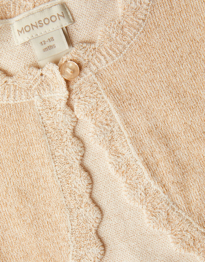 Baby Maeve Cardigan, Gold (GOLD), large