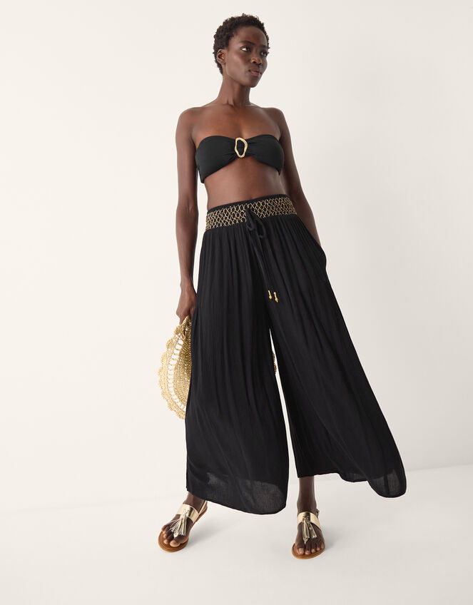 Cindy Molten Detail Bikini Top, Black (BLACK), large