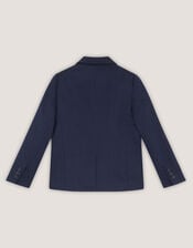 Harry Herringbone Suit Jacket, Blue (NAVY), large