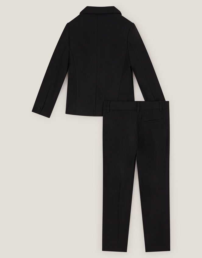 Luca 4-Piece Tuxedo Suit, Black (BLACK), large