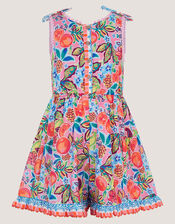 Alani Fruit Print Playsuit, Pink (PINK), large