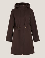 Ada Waterproof Raincoat, Brown (CHOCOLATE), large