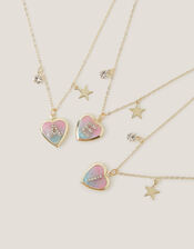 Initial Locket Charm Necklace, Gold (GOLD), large