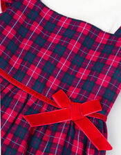 Baby Top & Tartan Pinafore Dress Set, Red (RED), large