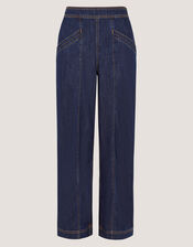 Harper Regular Wide Leg Jeans, Blue (INDIGO), large