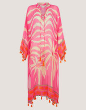 Paloma Palm Print Midi Kaftan, , large