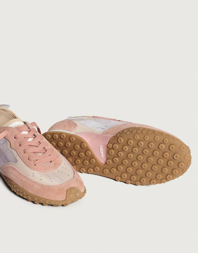 Hoff Bridge Mesh Trainers, Orange (PEACH), large