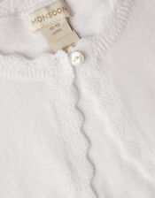 Baby Maeve Cardigan, Ivory (IVORY), large